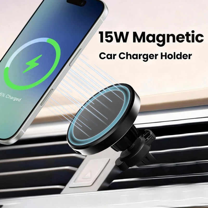 NOVA DRIVE 15W Magnetic Wireless Car Charger Mount