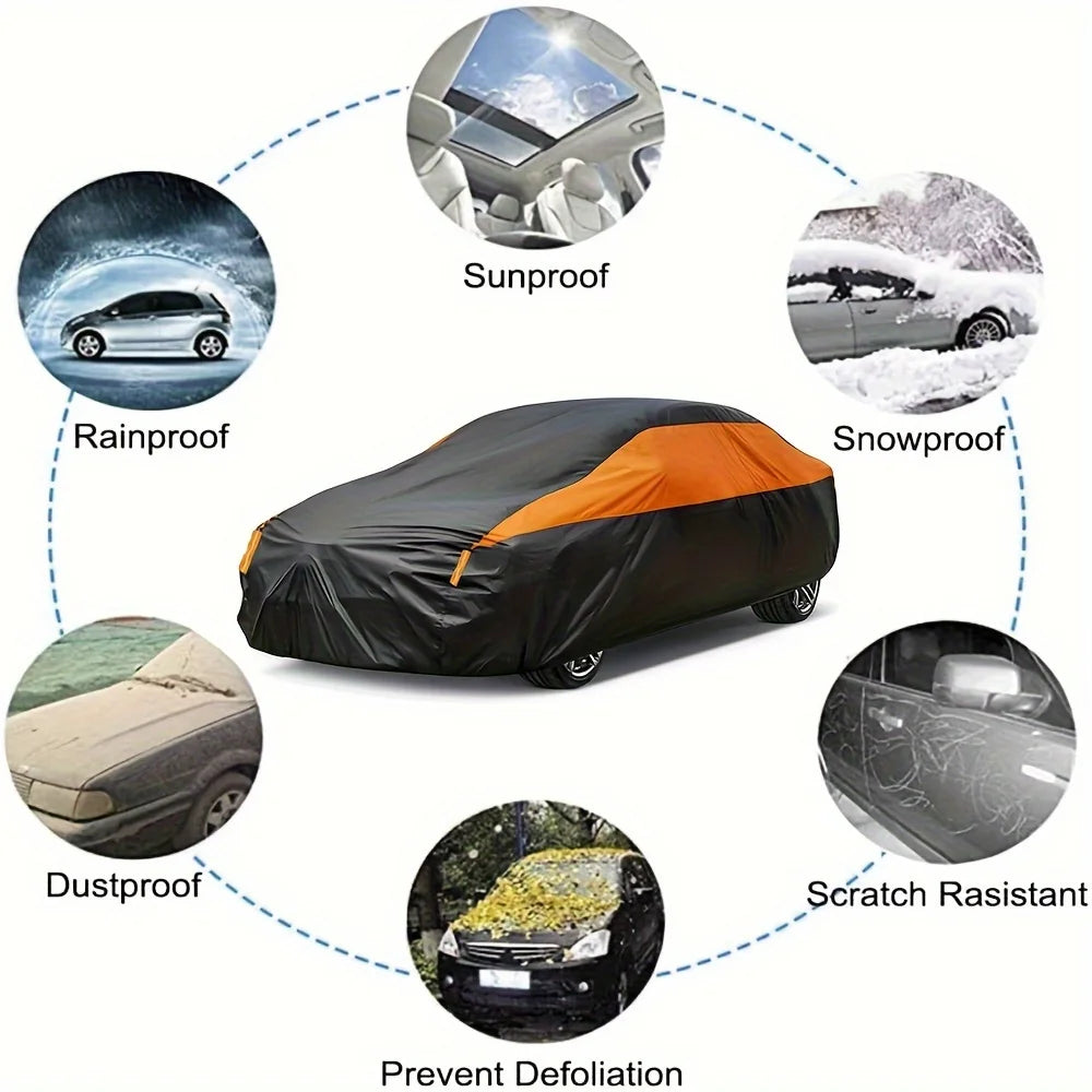 Housse de Protection Auto Premium – Imperméable, Anti-UV & Toutes Saisons