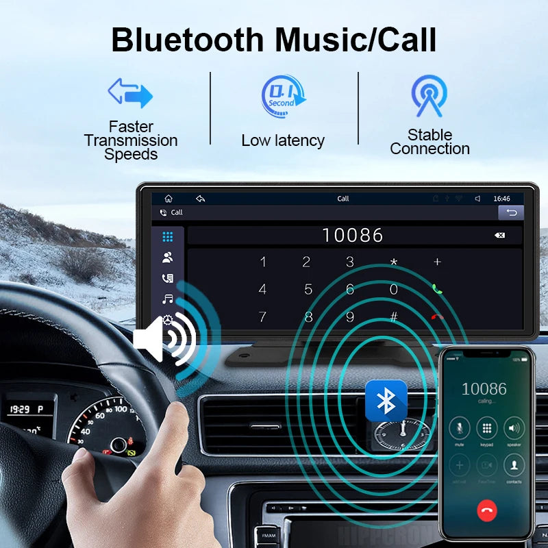 Écran Apple CarPlay & Android Auto Sans Fil
