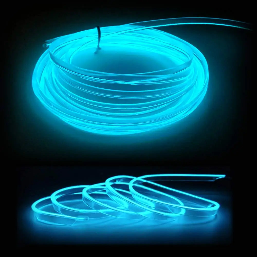NOVA DRIVE 5M Blue USB Car Interior Ambient Light Strip