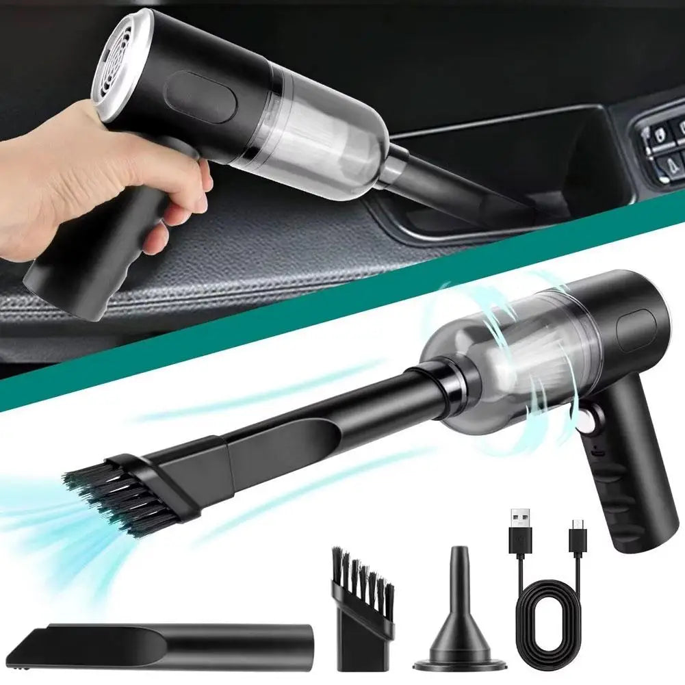 Aspirateur Sans Fil Haute Puissance - NovaDrive Cyclone (Auto & Maison)
